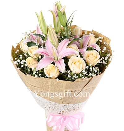  The Simple Elegance Bouquet to China