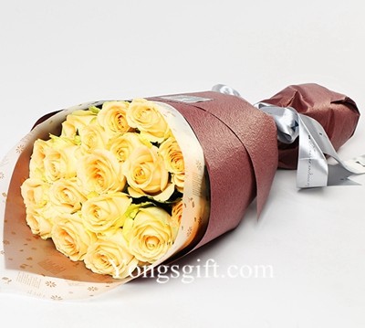 Yellow Rose Bouquet to China