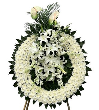 Funeral Flower Wreath-Standing Spray to China