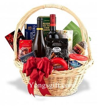 All Occasion Wine Duo Gift Basket to Korea