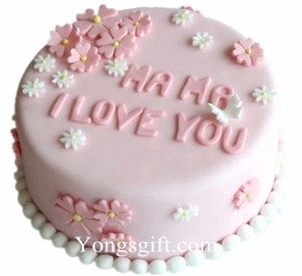 I Love You Mom Cake to China