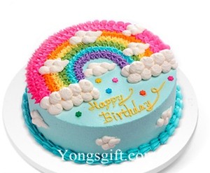 Rainbow Cake to China