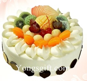 Fruit Cream Cake to Hong Kong