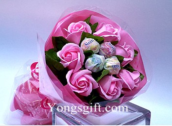 Flower and Candy Bouquet to South Korea