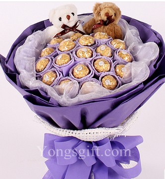 Chocolate Flower Bouquet to China