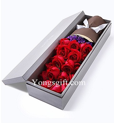 Long Stemmed Roses Gift Box Red 20 to Macau