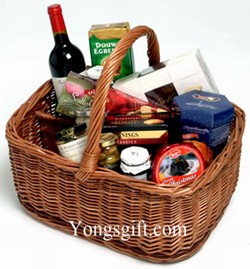 Gourment Wine Gift Basket to Taiwan