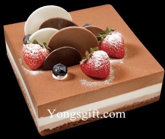 Triple Chocolate Mousse Cake to Hong Kong
