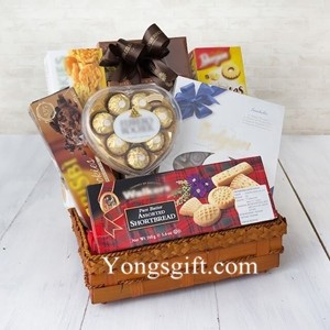 Cookie and Chocolate Gift Basket to Indonesia