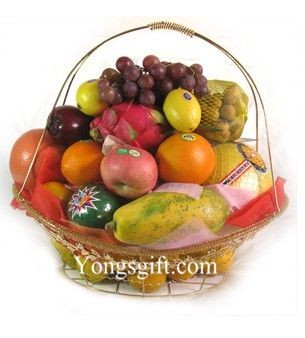 Classic Fruit Gift Basket to Taiwan