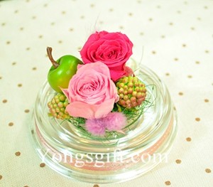 Mini-dome Preserved Fresh Flower to Japan