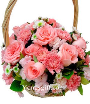 Carnation Beatuty Basket to China