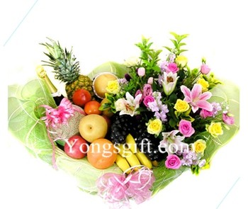 Fruits, Flower and Champagne Deluxe to Korea-OUT OF STOCK
