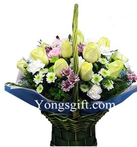 Mixed Flower Arrangement for Sympathy to Korea