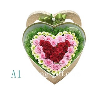 Sweet Heart Flower Box to Korea 