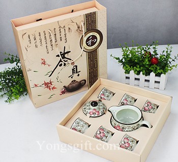 Flower Teapot Gift Set to Japan