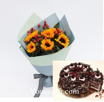 Cake and Flower to Taiwan