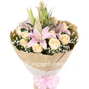  The Simple Elegance Bouquet to China