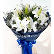 All White Lilies to China