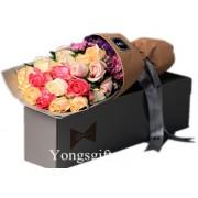 Colourful Day Rose Box To Macau