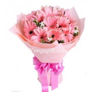 All Pink Gerbera Collection to China