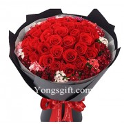 I Love You Bouquet Three Dozen Red Rose to China