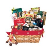 Christmas Champagne and Gourmet Basket to Japan