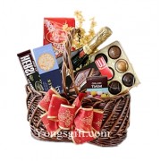 Chocolate and Champagne Holiday Basket to Taiwan