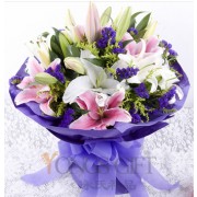 Make a Wish Birthday Lilies to Taiwan