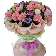 19 Carnation Bouquet to China