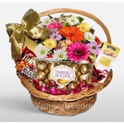 Chocolate and Flower Basket to Japan