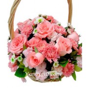 Carnation Beatuty Basket to China