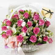 Flower Basket in Style to China