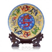 Decoration Pottery Plate-Dragon