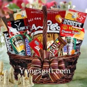 Chocolate & Snack Gift Basket to South Korea
