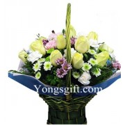 Mixed Flower Arrangement for Sympathy to Japan