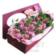 Purple Rose Gift Box to China