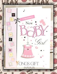 Baby Girl Card