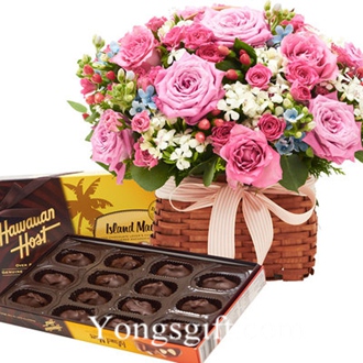 Flower with Chocolate to South Korea